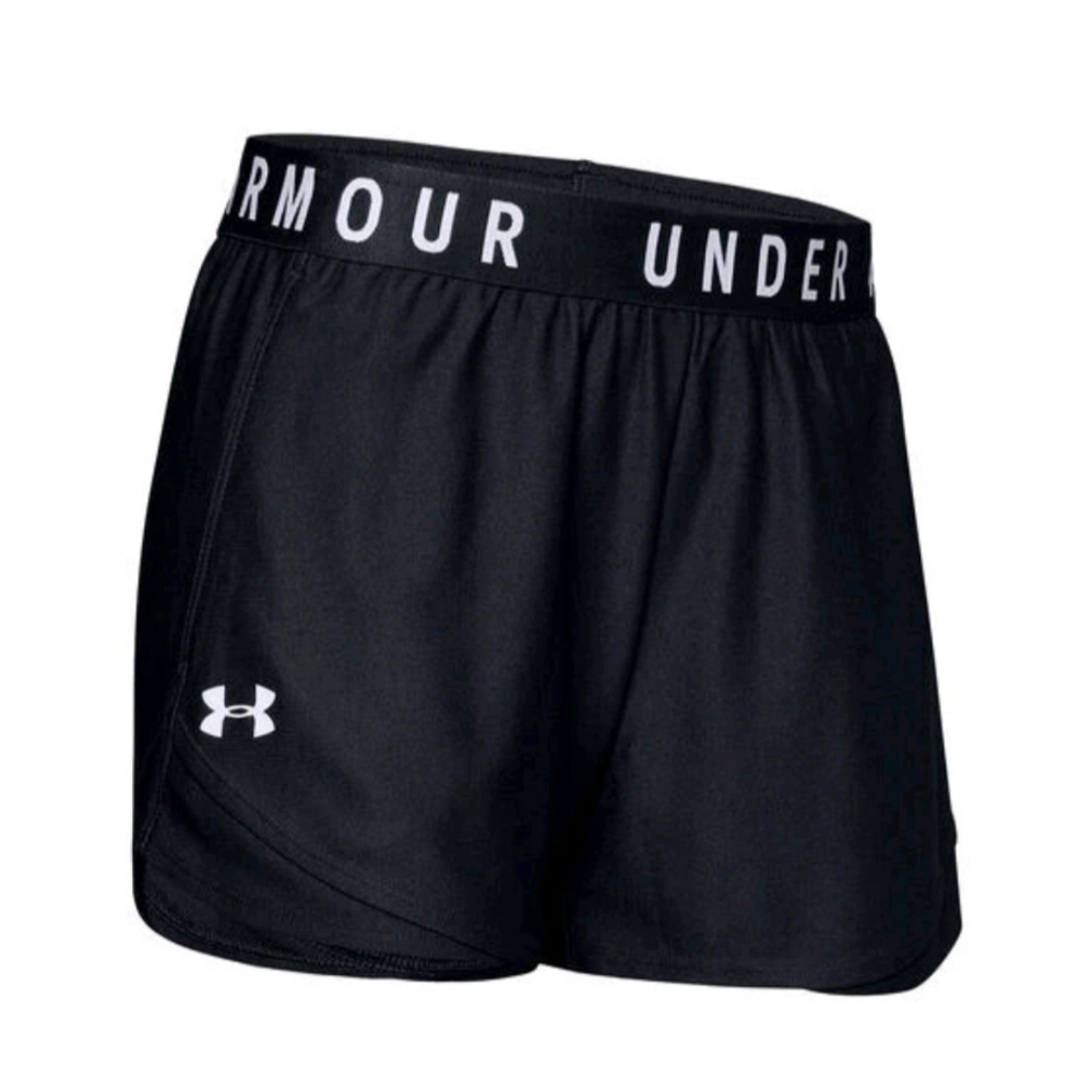 Under Armour UA Women's Black Tech Play Up Athletic Shorts Size Small C-1838
